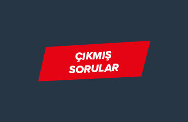 çıkmış sorular