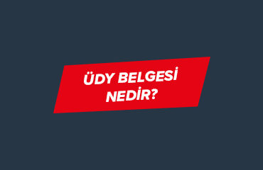 üdy belgesi nedir