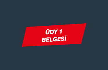 üdy 1 belgesi