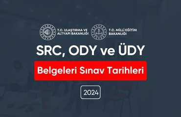 2024 SRC ODY ÜDY Belgesi Sınav Tarihleri