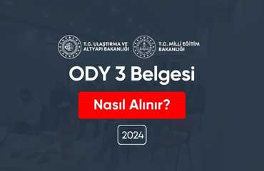 ODY 3 Belgesi Nasıl Alınır