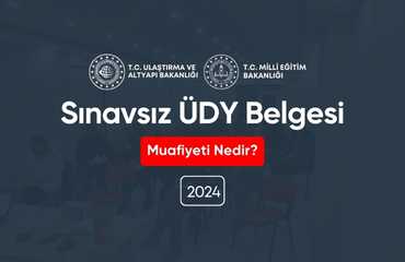 Sınavsız ÜDY Muafiyeti