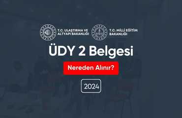 ÜDY 2 Belgesi Nereden Alınır