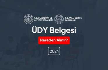 ÜDY Belgesi Nereden Alınır