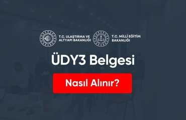 ÜDY3 Belgesi Nasıl Alınır